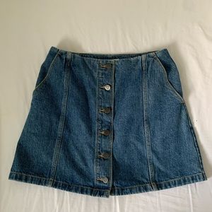 Aritzia Wilfred Free Denim Skirt